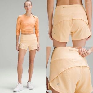 lululemon athletica Peach Athletic Shorts